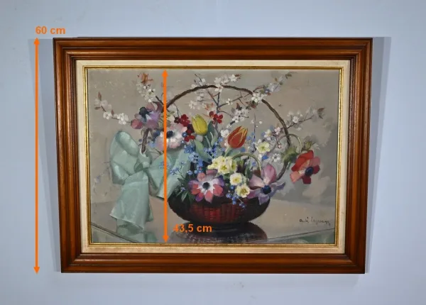 Huile sur Toile, signée A.Lagrange – XXe