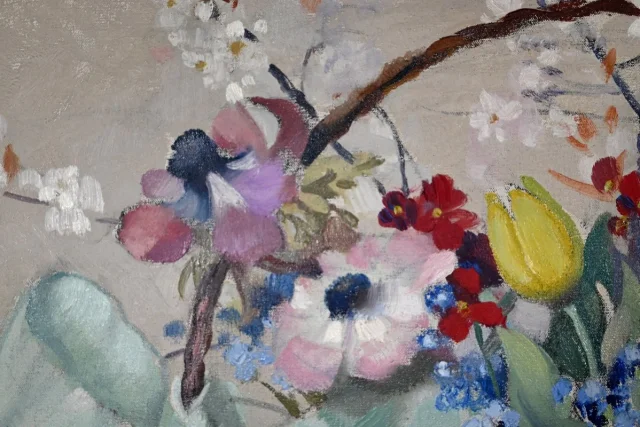 OIL ON CANVAS signed A. LAGRANGE