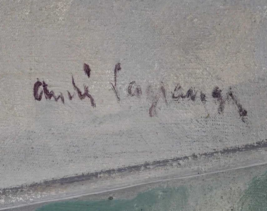 Öl auf Leinwand, signiert A. LAGRANGE