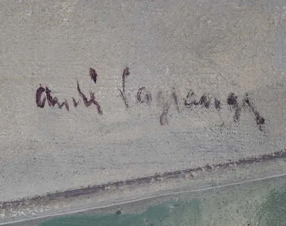 Huile sur Toile, signée A.Lagrange – XXe