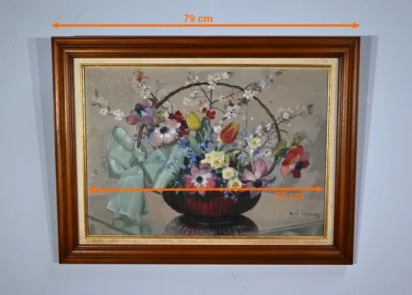Huile sur Toile, signée A.Lagrange – XXe