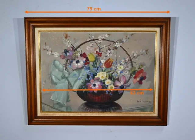 OIL ON CANVAS signed A. LAGRANGE