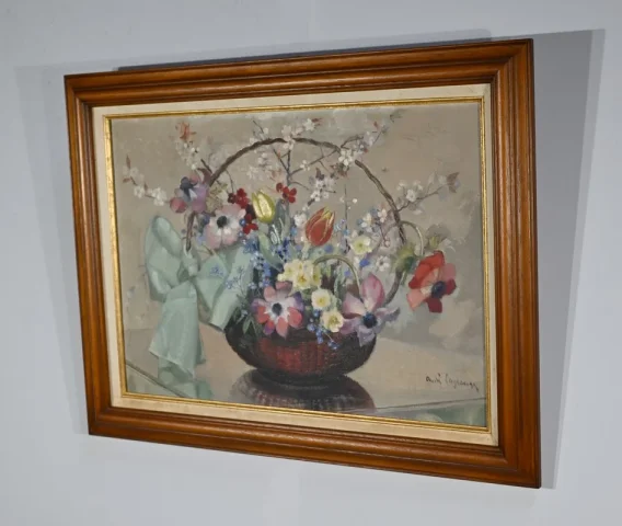 OIL ON CANVAS signed A. LAGRANGE