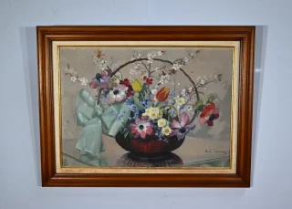OIL ON CANVAS signed A. LAGRANGE