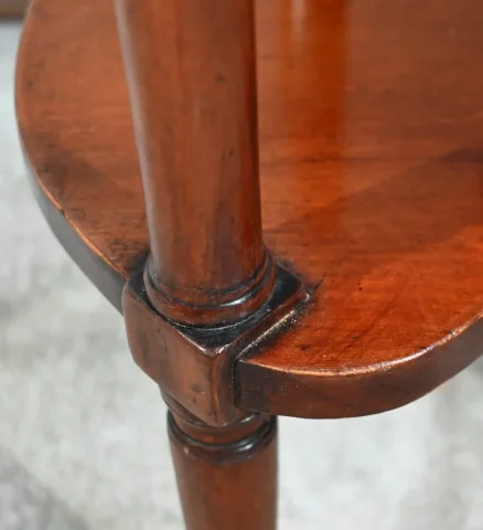 Table chiffonnière Tambour en Acajou, époque Louis XVI – 2ème partie du XVIIIe