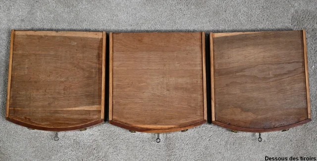 Table chiffonnière Tambour en Acajou, époque Louis XVI – 2ème partie du XVIIIe
