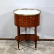 Table chiffonnière Tambour en Acajou, époque Louis XVI – 2ème partie du XVIIIe