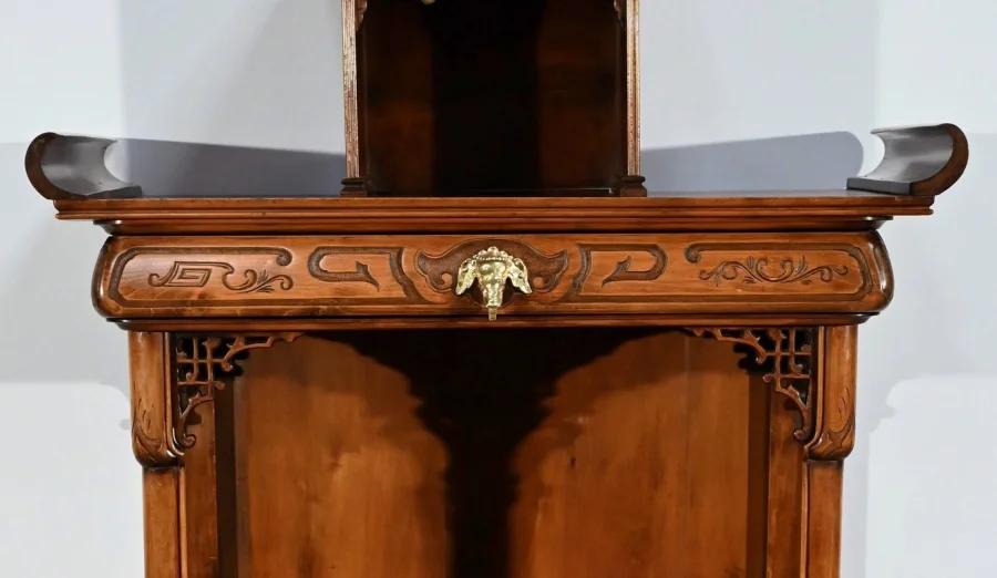 Petit Cabinet Asiatique, attribué à Viardot – 2ème partie du XIXe