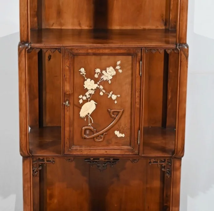 Petit Cabinet Asiatique, attribué à Viardot – 2ème partie du XIXe