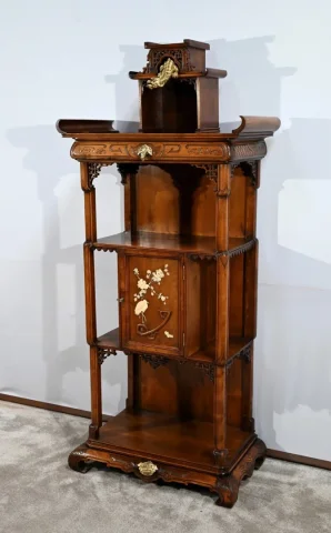 Petit Cabinet Asiatique, attribué à Viardot – 2ème partie du XIXe