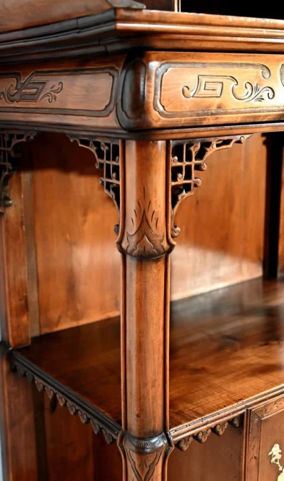 Petit Cabinet Asiatique, attribué à Viardot – 2ème partie du XIXe