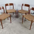 Suite de 4 Chaises Modèle « 75 » par Niels Otto Moller, Danemark - 1960