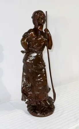 BRONZE SCULPTURE signed H. MOREAU