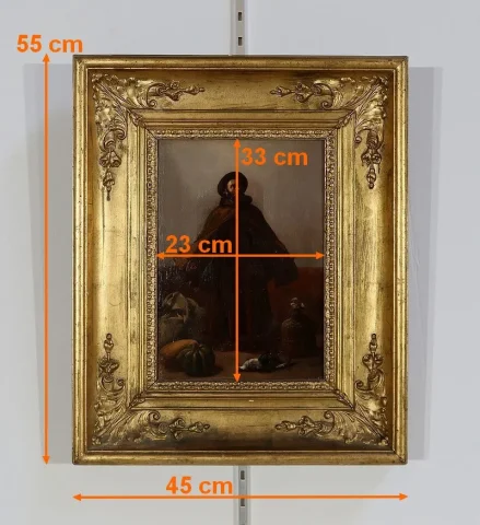 19 世紀初頭のキャンバスに油絵