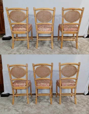 Suite de 6 Chaises Gasparucci Italo - 1970