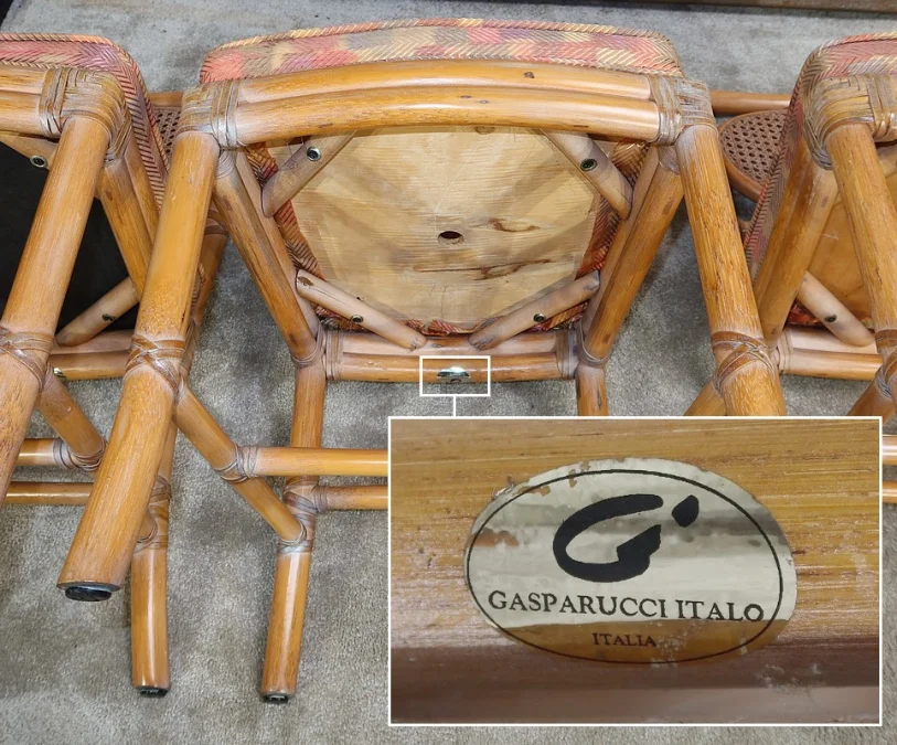 ITALIENISCHE STÜHLE von GASPARUCCI