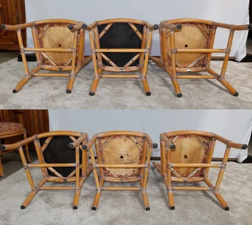 Suite de 6 Chaises Gasparucci Italo - 1970