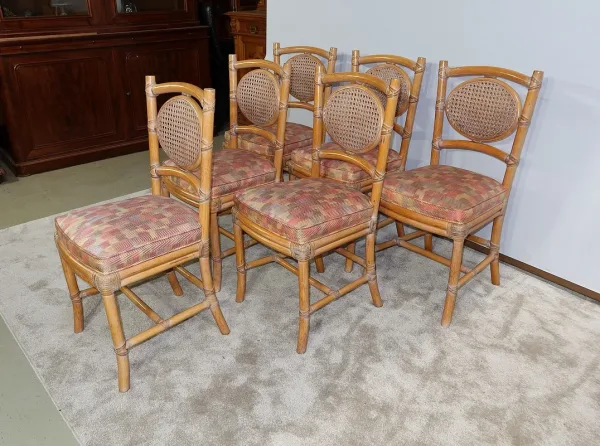 Suite de 6 Chaises Gasparucci Italo - 1970