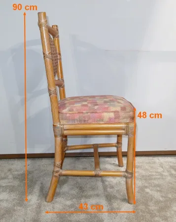 Suite de 6 Chaises Gasparucci Italo - 1970