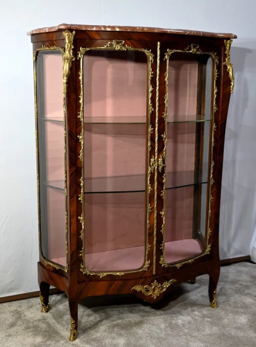 LOUIS XV STYLE DISPLAY CABINET
