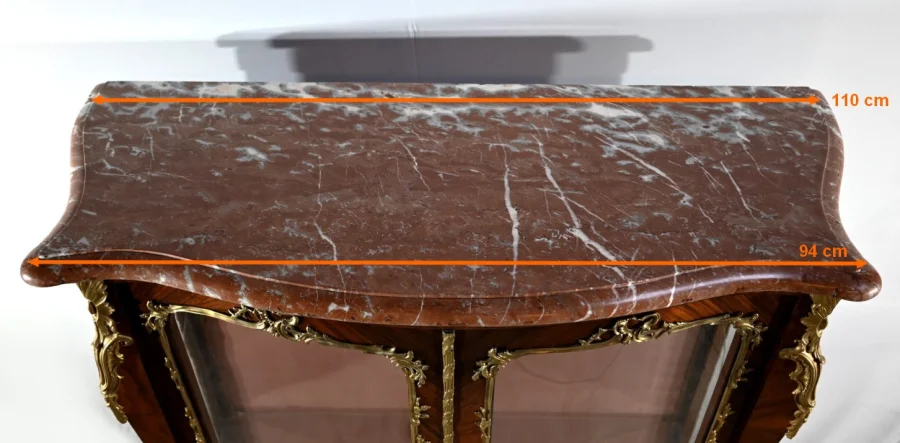 LOUIS XV STYLE DISPLAY CABINET