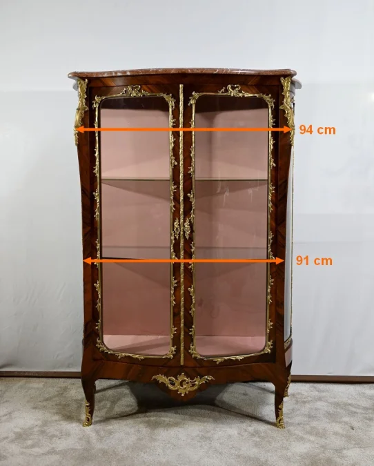 LOUIS XV STYLE DISPLAY CABINET