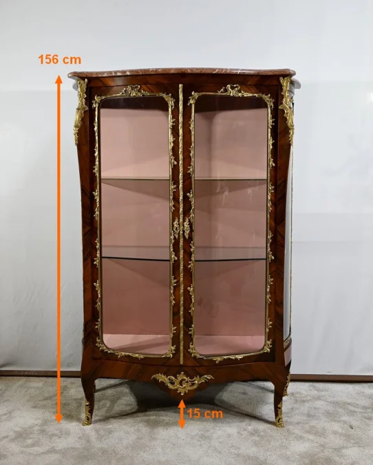 LOUIS XV STYLE DISPLAY CABINET