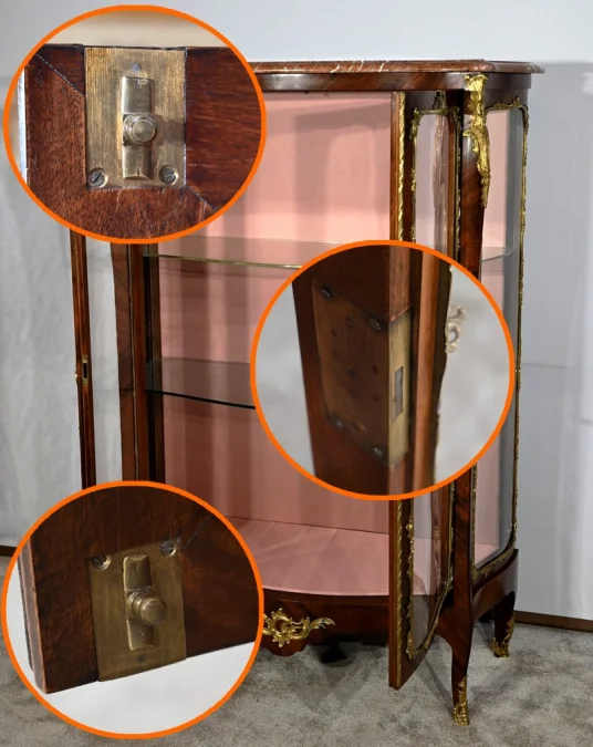 LOUIS XV STYLE DISPLAY CABINET