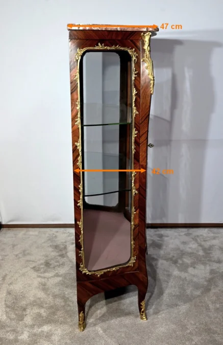 LOUIS XV STYLE DISPLAY CABINET