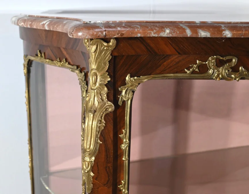 LOUIS XV STYLE DISPLAY CABINET