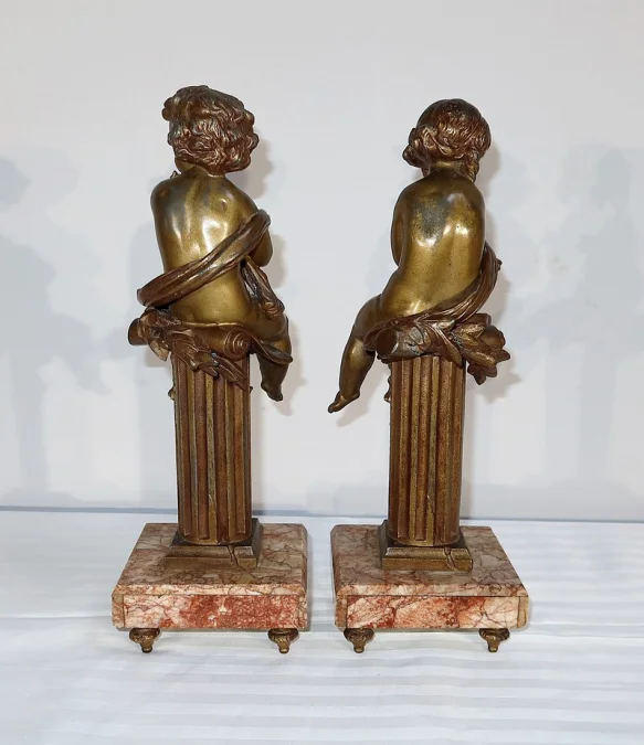 PAAR STATUETTEN von AUGUSTE MOREAU