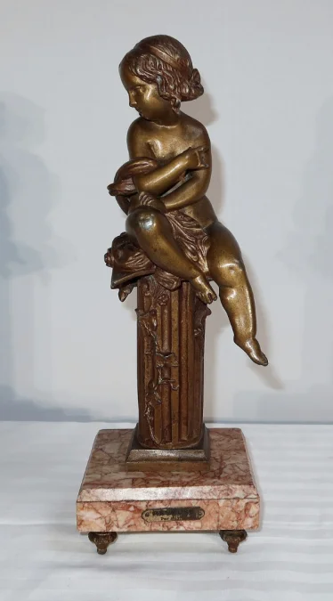 PAAR STATUETTEN von AUGUSTE MOREAU