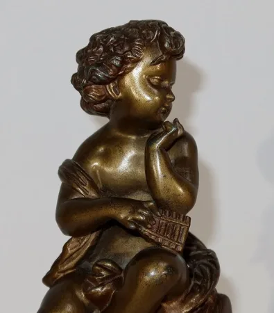 Paire de statuettes « L’Insouciant et la Rêveuse » par A. Moreau – Fin XIXe