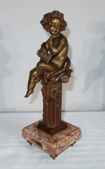 PAAR STATUETTEN von AUGUSTE MOREAU