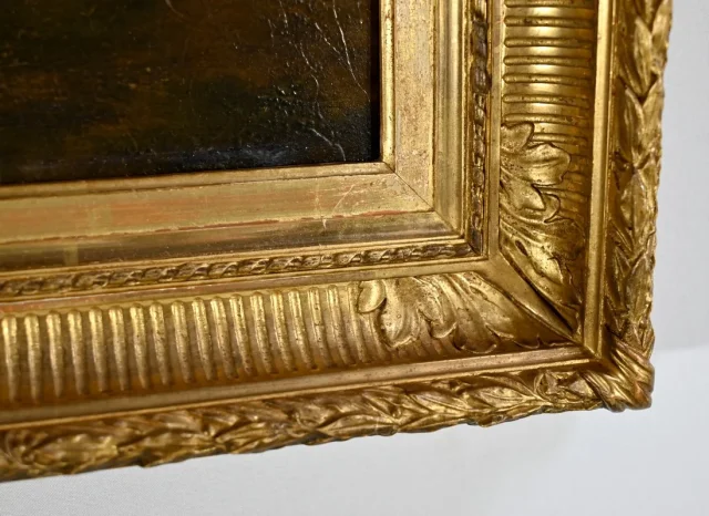NINETEENTH CENTURY OIL ON WOOD