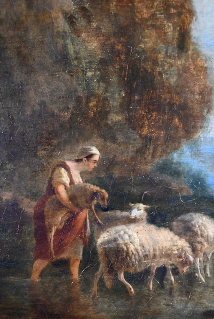 ACEITE SOBRE MADERA DEL SIGLO XIX