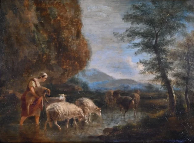 NINETEENTH CENTURY OIL ON WOOD