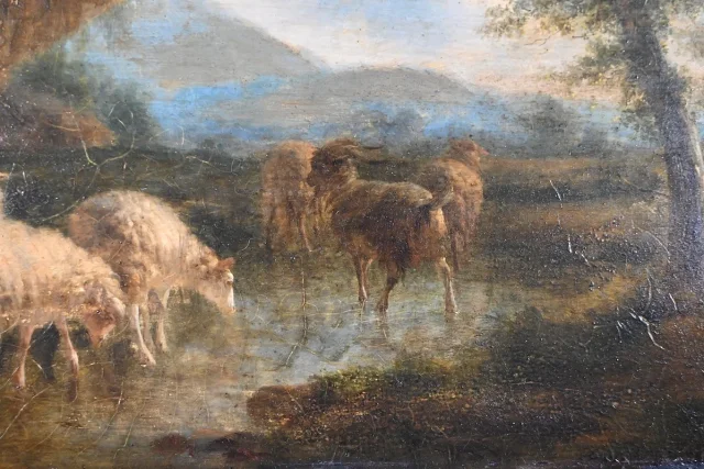NINETEENTH CENTURY OIL ON WOOD