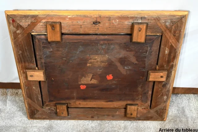 NINETEENTH CENTURY OIL ON WOOD
