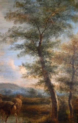 NINETEENTH CENTURY OIL ON WOOD
