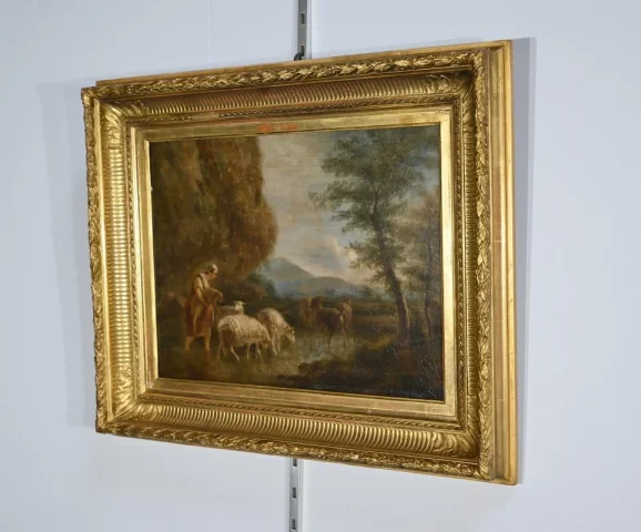 NINETEENTH CENTURY OIL ON WOOD