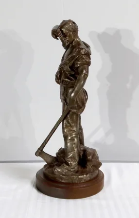 Sculpture « Le Bucheron », A.Gaudez – Début XXe