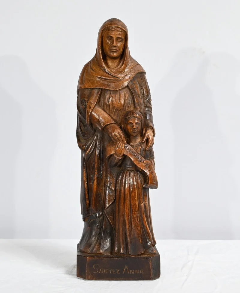 STATUE DER ST. ANNE signiert E. LE NEUTHIER