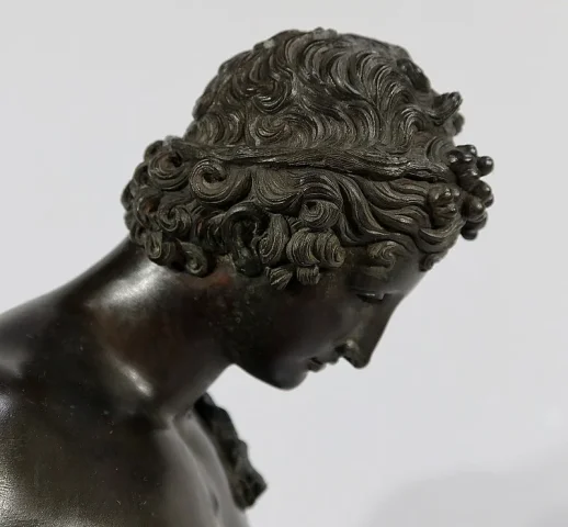 Important Bronze « Narcisse » de M. Amodio  – Fin XIXe
