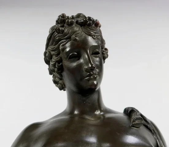 Important Bronze « Narcisse » de M. Amodio  – Fin XIXe