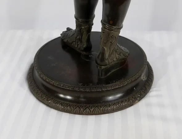 BRONZE SCULPTURE by M. AMODIO