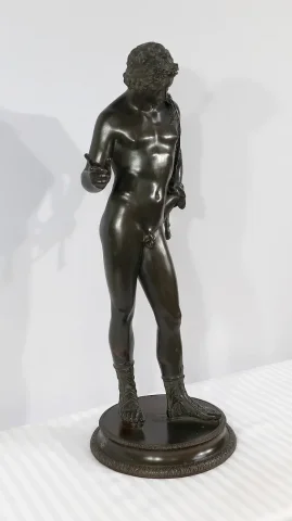 Important Bronze « Narcisse » de M. Amodio  – Fin XIXe