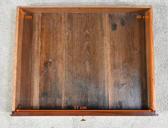 Petite Table en Acajou de Cuba, époque Louis XVI – Fin XVIIIe
