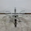 Petite Table Basse en Verre – 1960