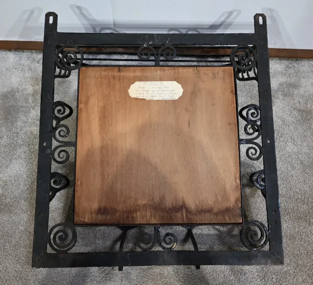 Vestiaire Porte-Bagage en Fer Forgé – 1960